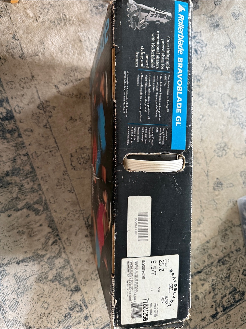 Rollerblade BRAVOBLADE GL Skate Box - Black with Blue Accent